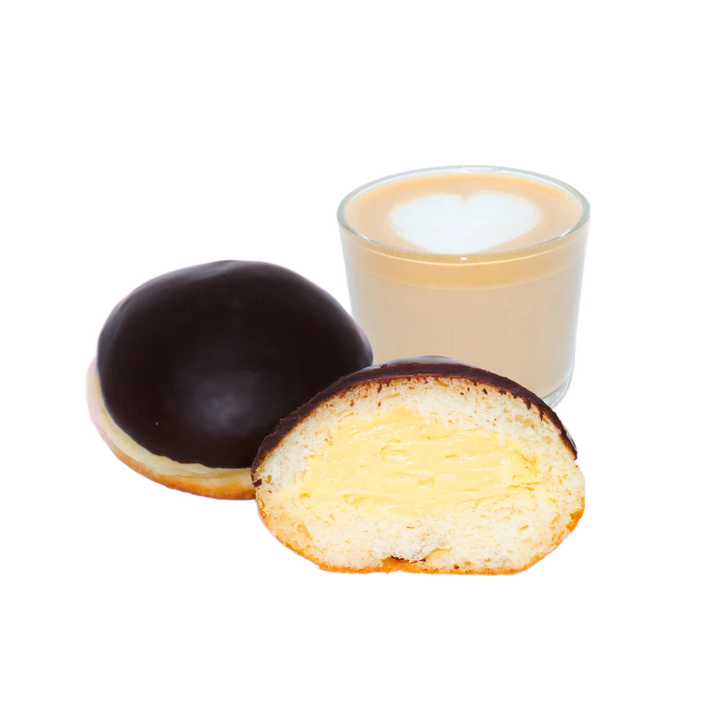 Boston Cream plus Cappuccino