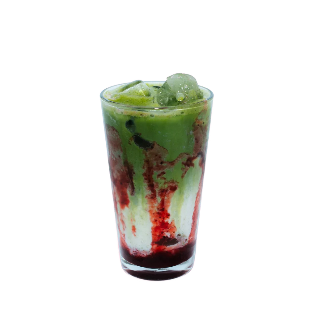 Strawberry Matcha Latte